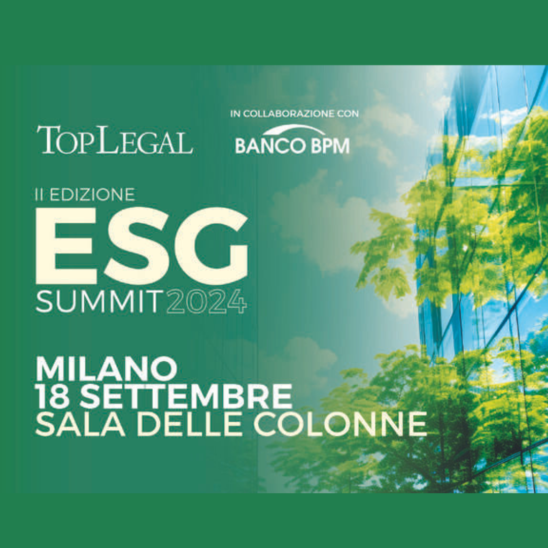 WEC Italia supporter dell'ESG Summit di Top Legal
